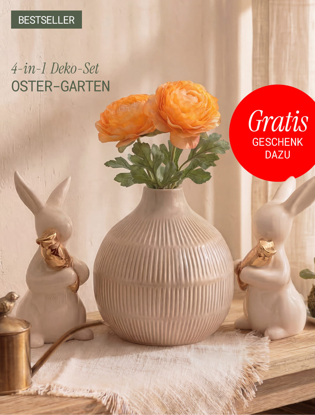 Tischdeko Ostern – Stimmungsvolle Ostertafel mit handgefertigter Deko von WohnSinn