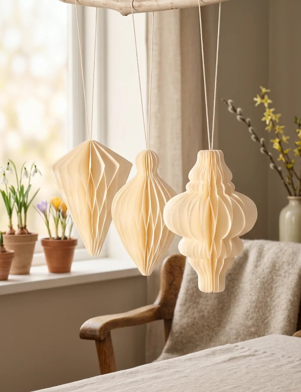 Anhänger Lumio, 3-tlg. – dekoriert im Wohnambiente