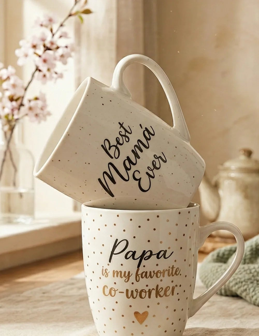 Becher Parents – Ansicht von der Seite