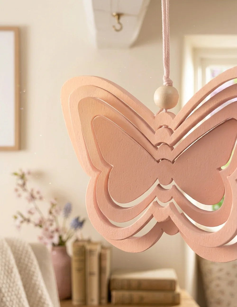 Butterfly Nahaufnahme der Holzstruktur und Farbgebung