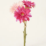 Dekostrauß Gerbera Pink, Frontalansicht im Studio-Setting
