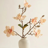 Dekozweig Magnolie Creme – Produktansicht frontal