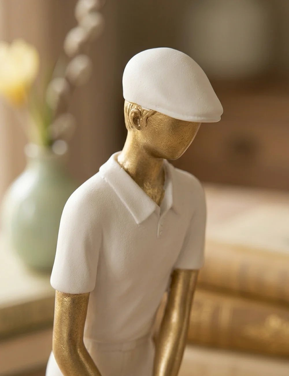 Figur Golfer – Nahaufnahme Materialdetail