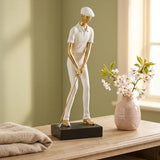 Figur Golfer – in Gruppenarrangement dekoriert