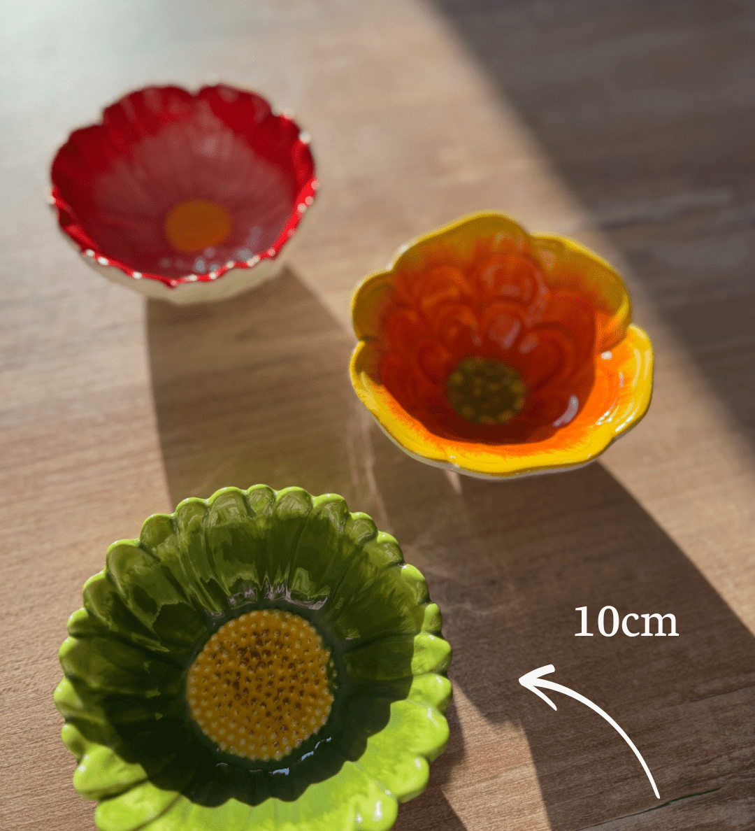 Flower Schale Grün - 10cm - WohnSinn