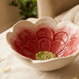 Flower Schale Rosa groß – Nahaufnahme Materialdetail