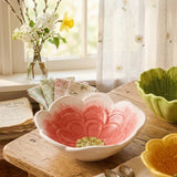 Flower Schale Rosa groß – in Gruppenarrangement dekoriert