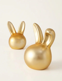 Furry Hase in Gold – Produktansicht frontal