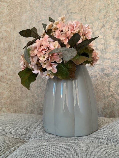 Glasvase geriffelt - WohnSinn