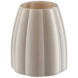 Glasvase geriffelt - WohnSinn