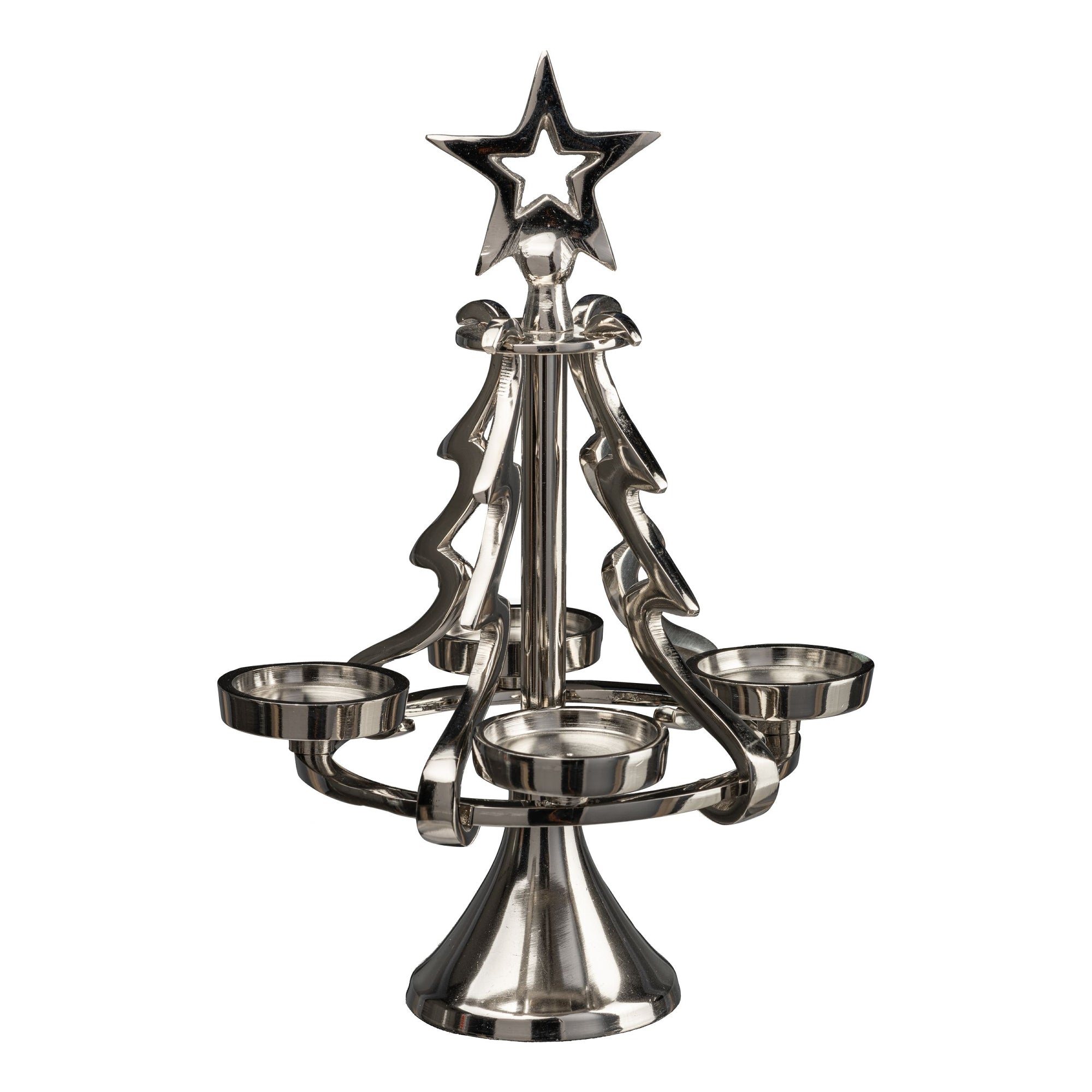 Kerzenhalter Tannenbaum Alu - WohnSinn