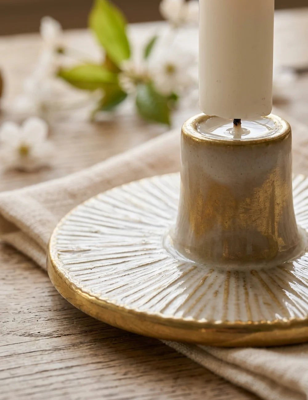 Kerzenleuchter Candleloni – Nahaufnahme Materialdetail