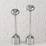 Kerzenleuchter Donus, silber - WohnSinn