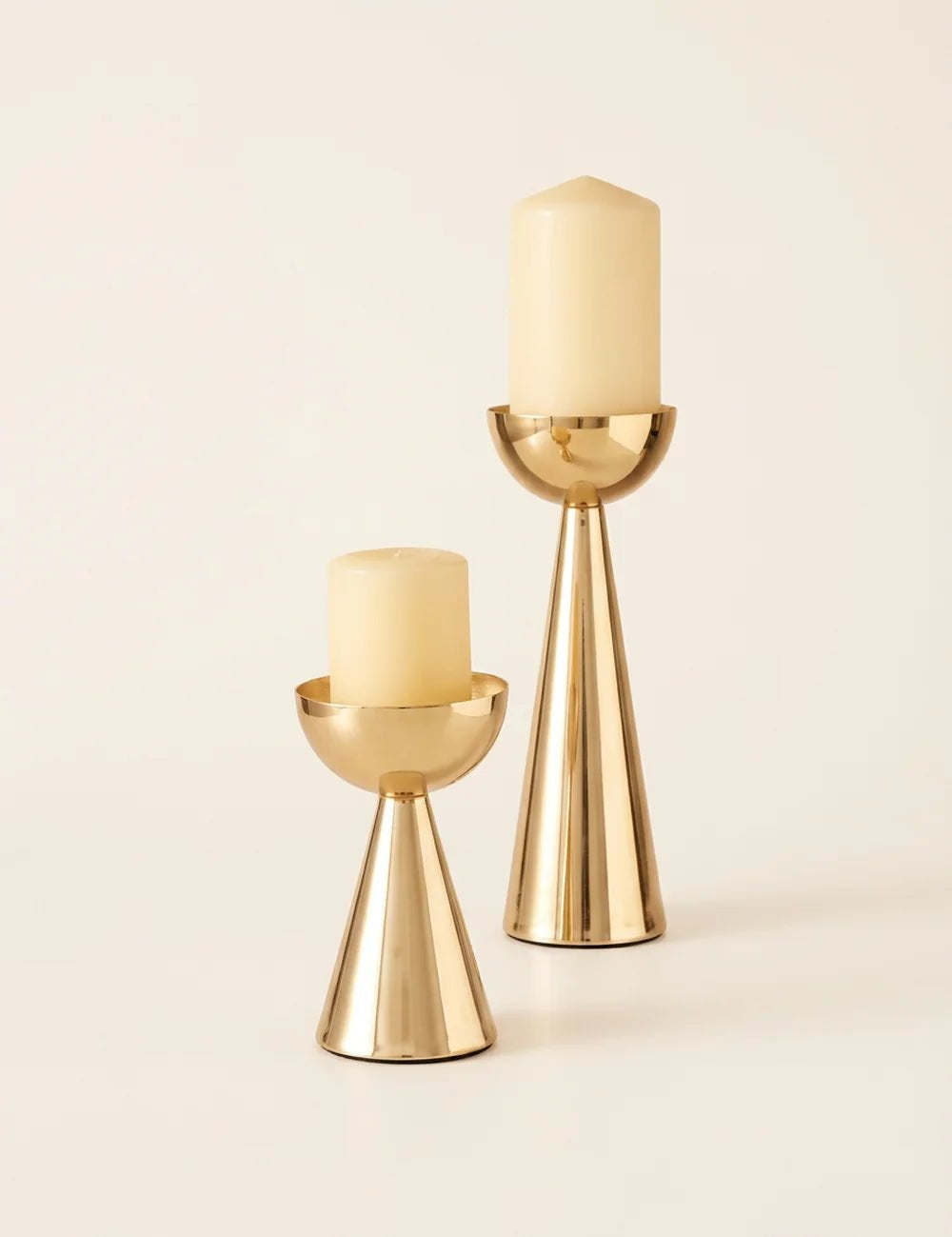 Kerzenleuchter Luena Gold – Produktansicht frontal