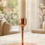 Kerzenleuchter Malte Roségold – Nahaufnahme Materialdetail