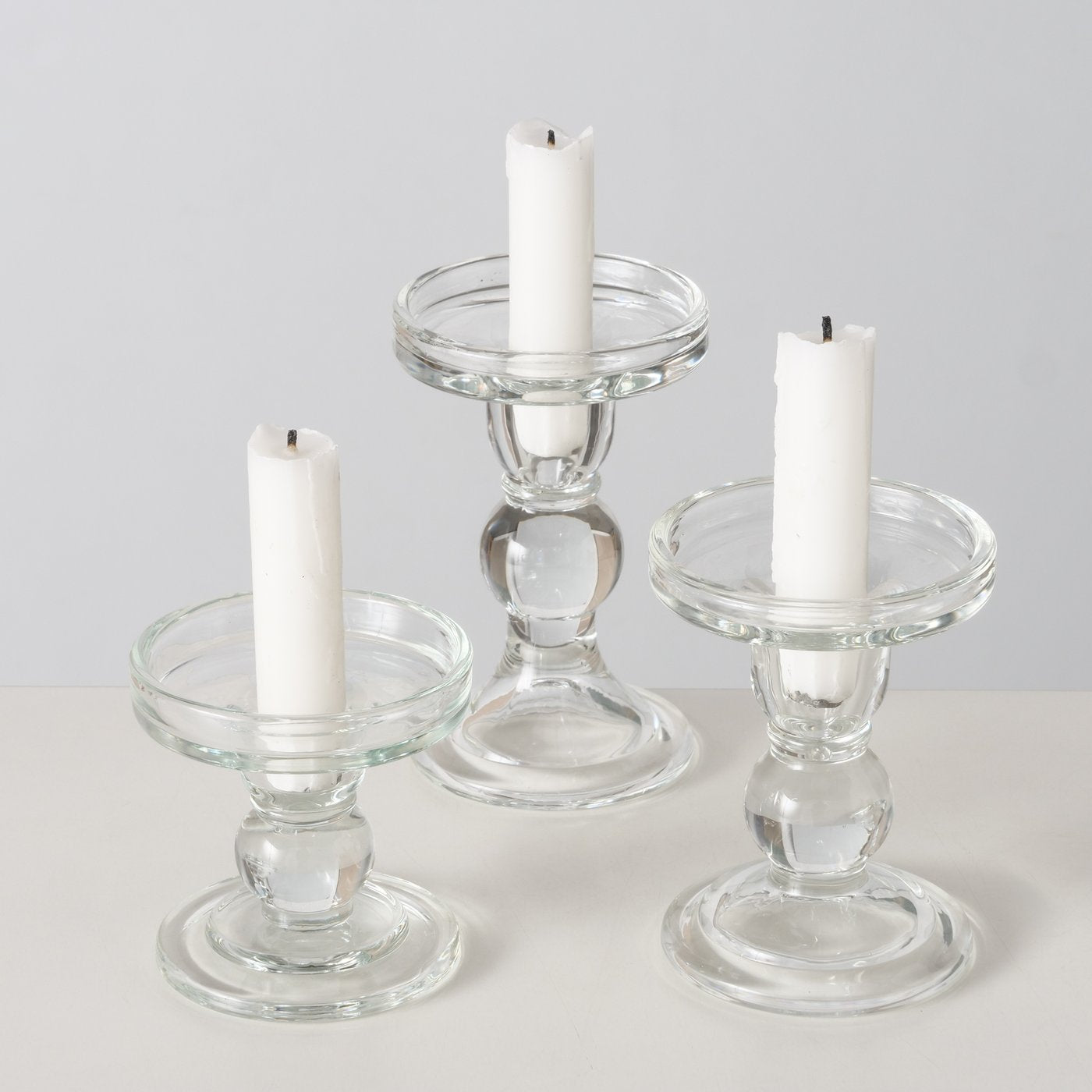 Kerzenleuchter Matar, Klarglas - WohnSinn