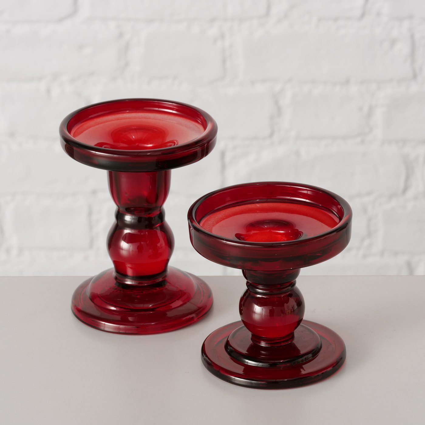 Kerzenleuchter Matar Rot - WohnSinn