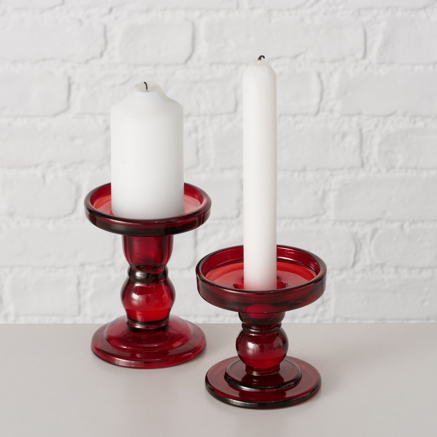 Kerzenleuchter Matar Rot - WohnSinn
