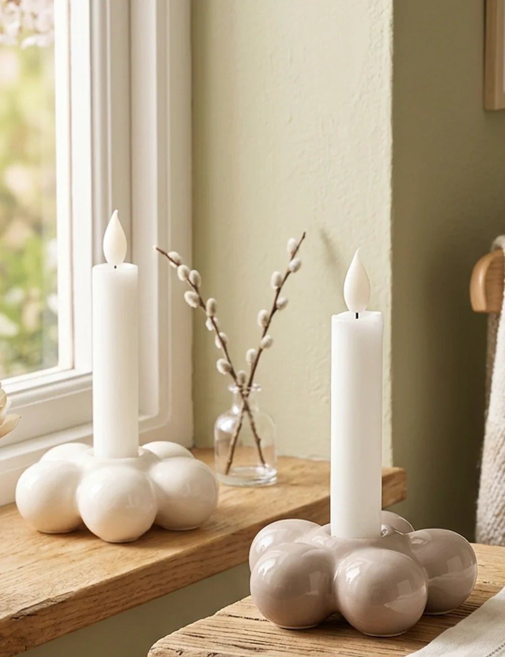 Kerzenleuchter Pilar – Ansicht von der Seite