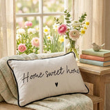 Kissen Home sweet home – in Gruppenarrangement dekoriert
