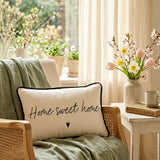 Kissen Home sweet home – dekoriert im Wohnambiente