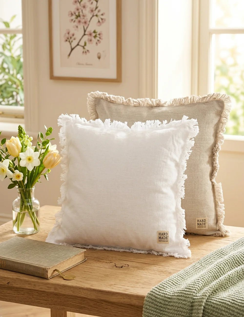 Kissen Lenea – dekoriert im Wohnambiente