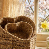 Korb Love Seegras – Ansicht von der Seite