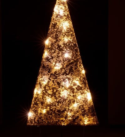 LED - Metallbaum gold - WohnSinn