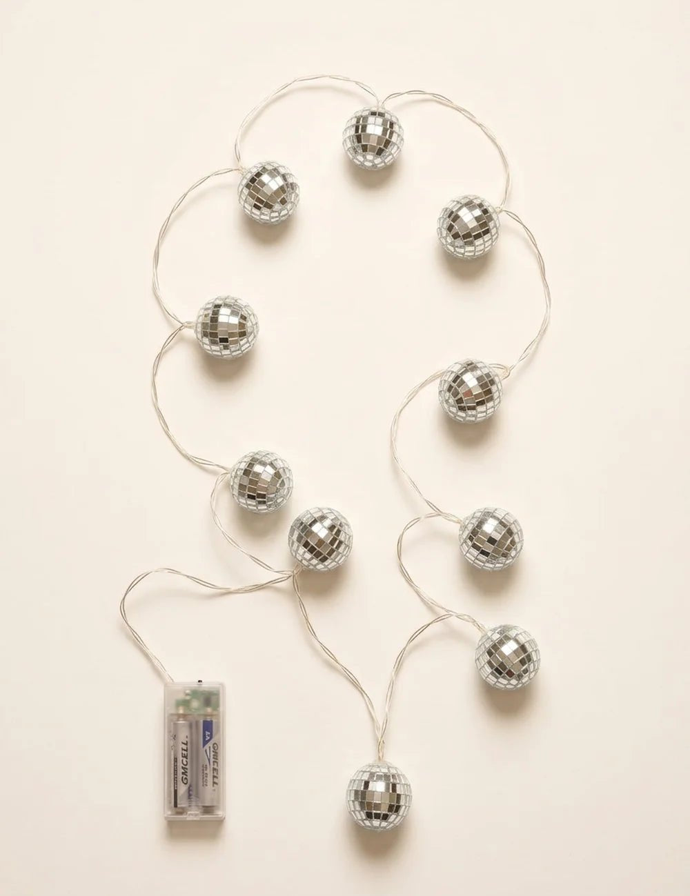 Lichterkette Disco – Nahaufnahme Materialdetail