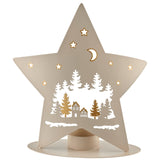 Metallstern mit Teelicht - WohnSinn