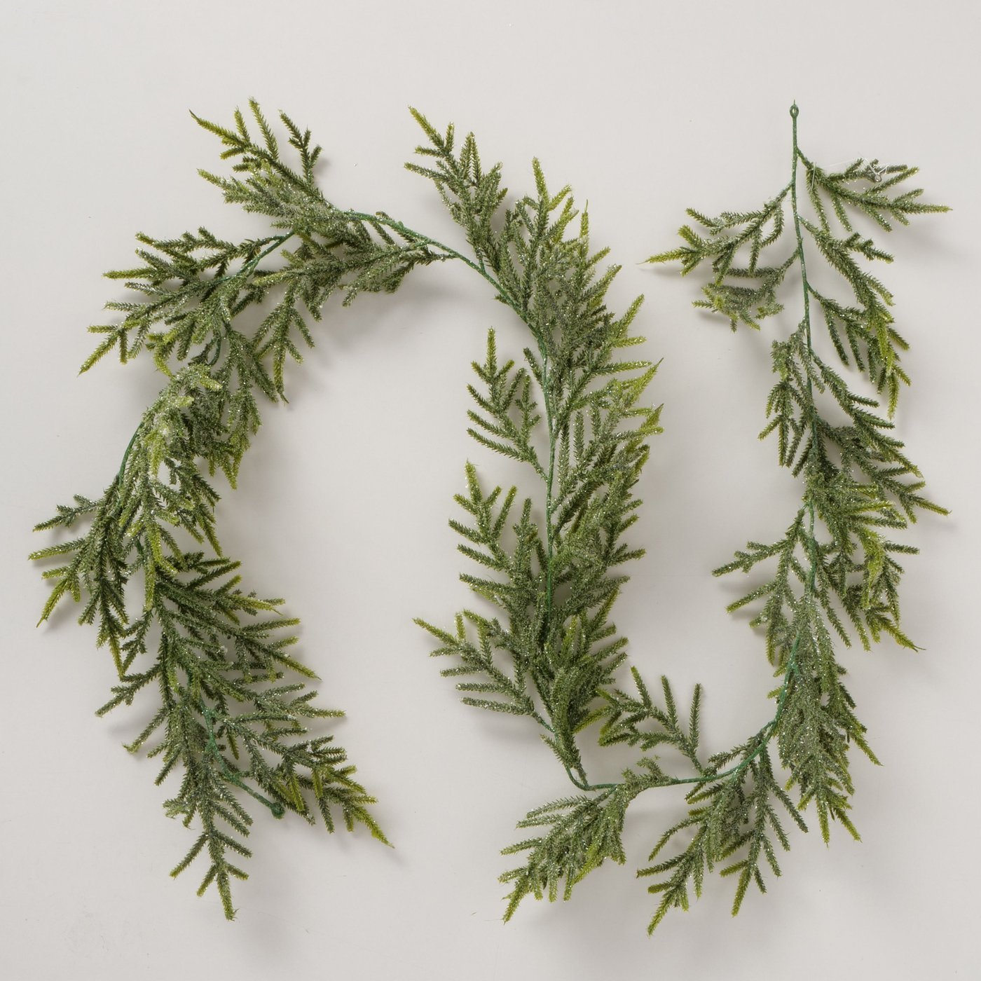 Pflanzengirlande grün mit Glitzer - WohnSinn