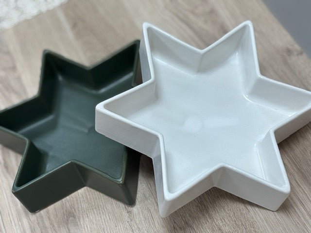 Porzellan - Schale Sternform groß - WohnSinn
