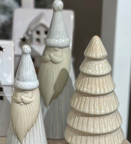 Porzellan - Weihnachtsmann glasiert - WohnSinn