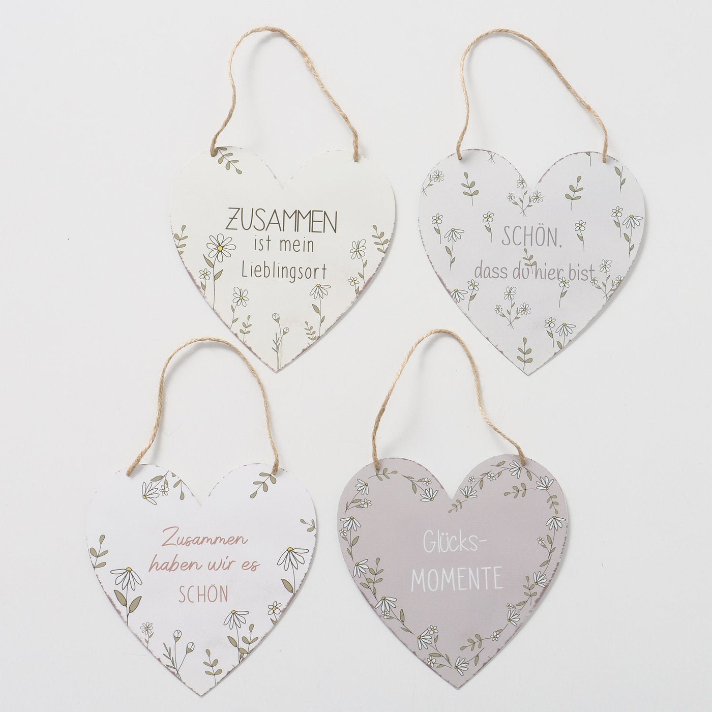 Schild Kamille Herz - WohnSinn