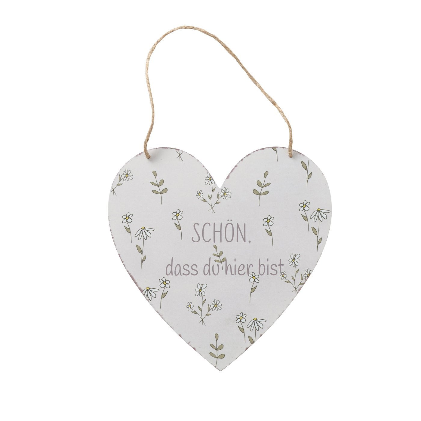 Schild Kamille Herz - WohnSinn