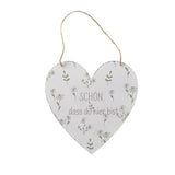 Schild Kamille Herz - WohnSinn