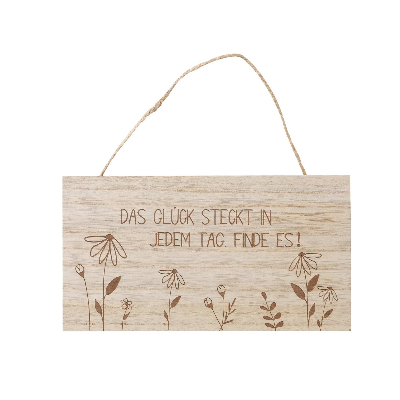 Schild Kamille Rechteck - WohnSinn