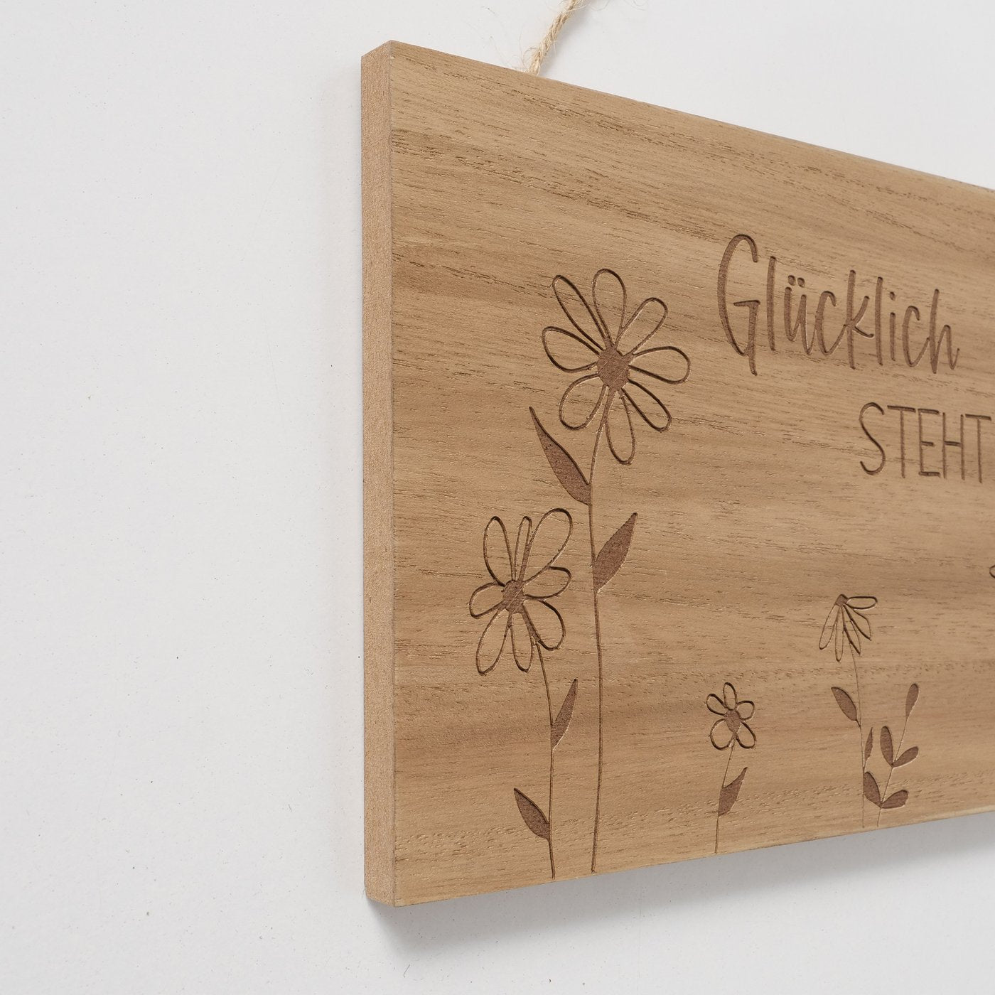 Schild Kamille Rechteck - WohnSinn