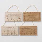 Schild Kamille Rechteck - WohnSinn