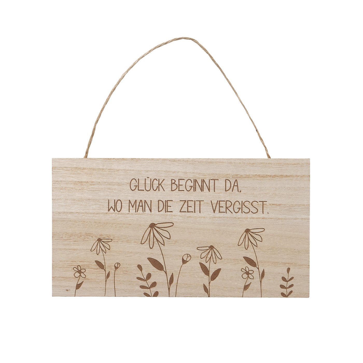 Schild Kamille Rechteck - WohnSinn