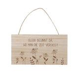 Schild Kamille Rechteck - WohnSinn