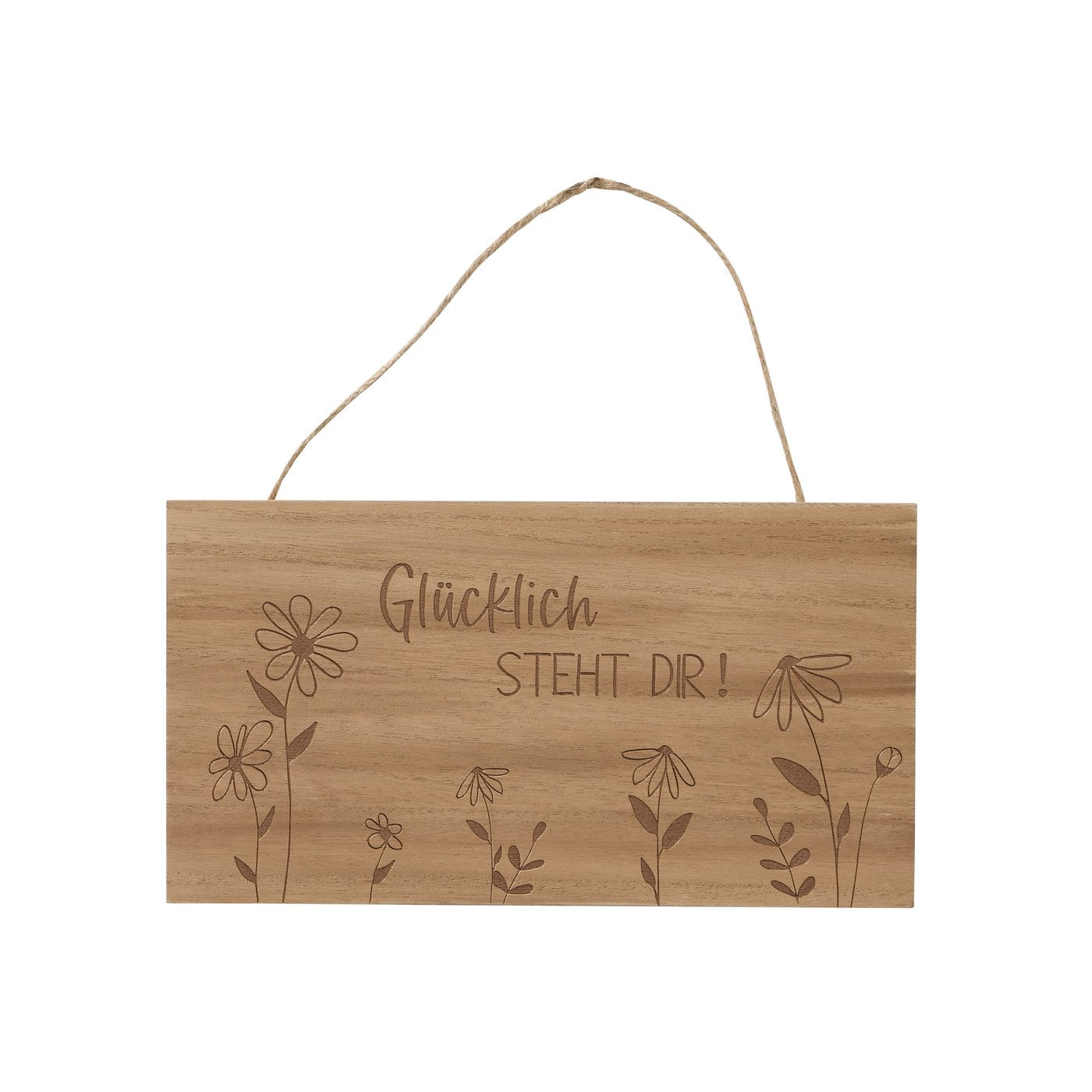 Schild Kamille Rechteck - WohnSinn