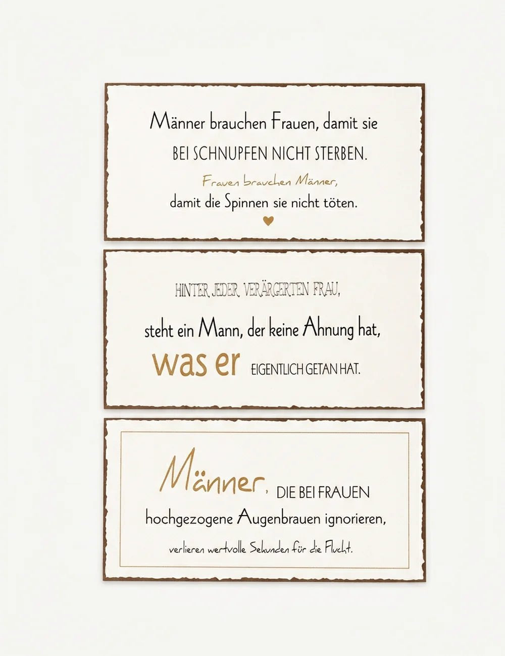 Schild "Männer" – Produktansicht frontal