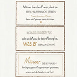 Schild "Männer" – Produktansicht frontal