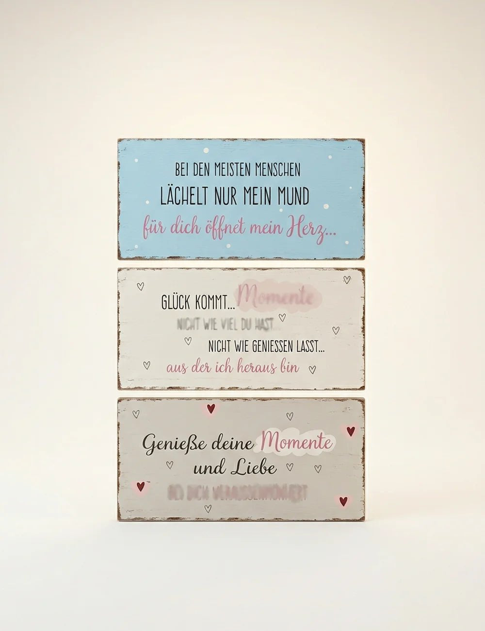 Schild "Menschen" – Produktansicht frontal