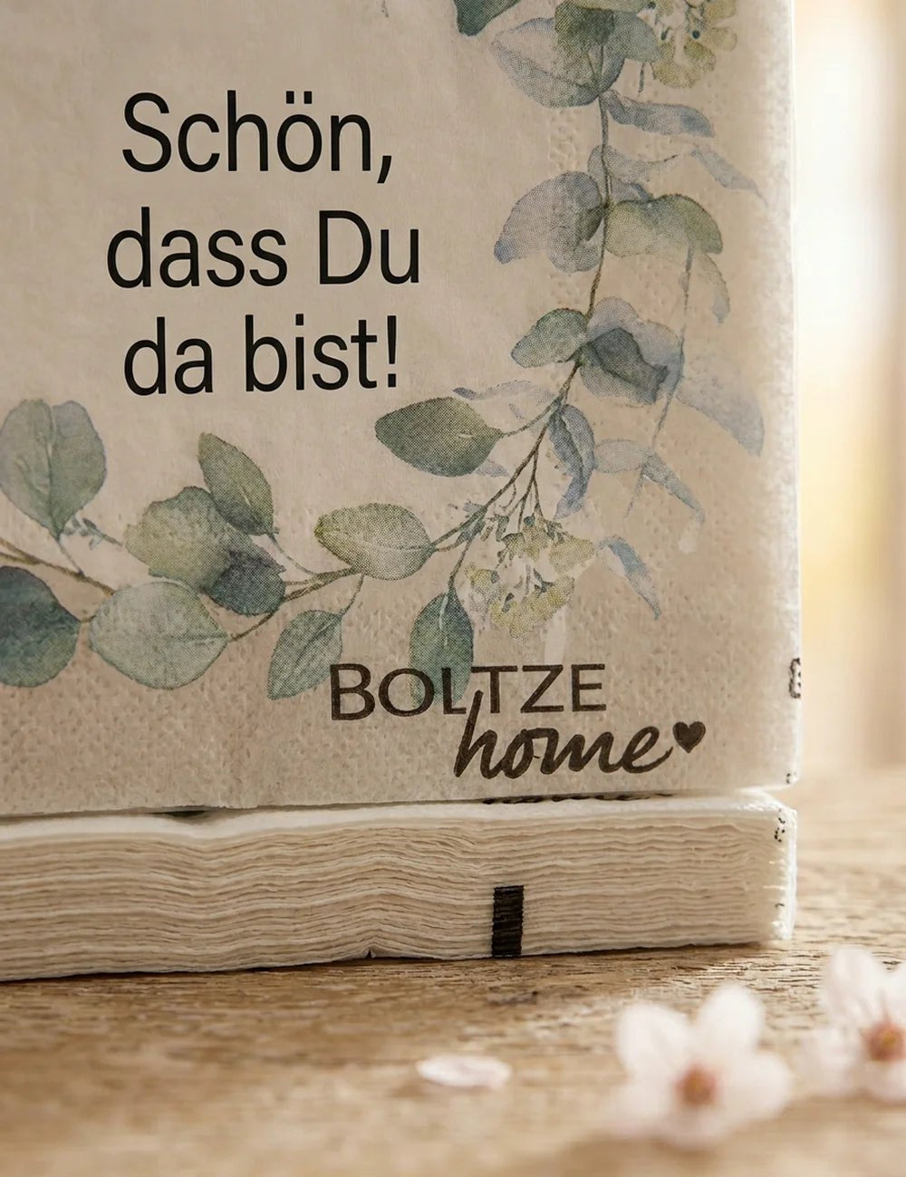 Servietten Eukana – Nahaufnahme Materialdetail