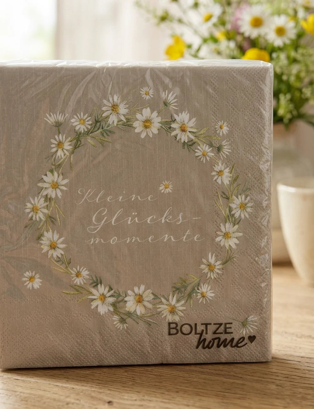 Servietten Glücksmoment – Nahaufnahme Materialdetail