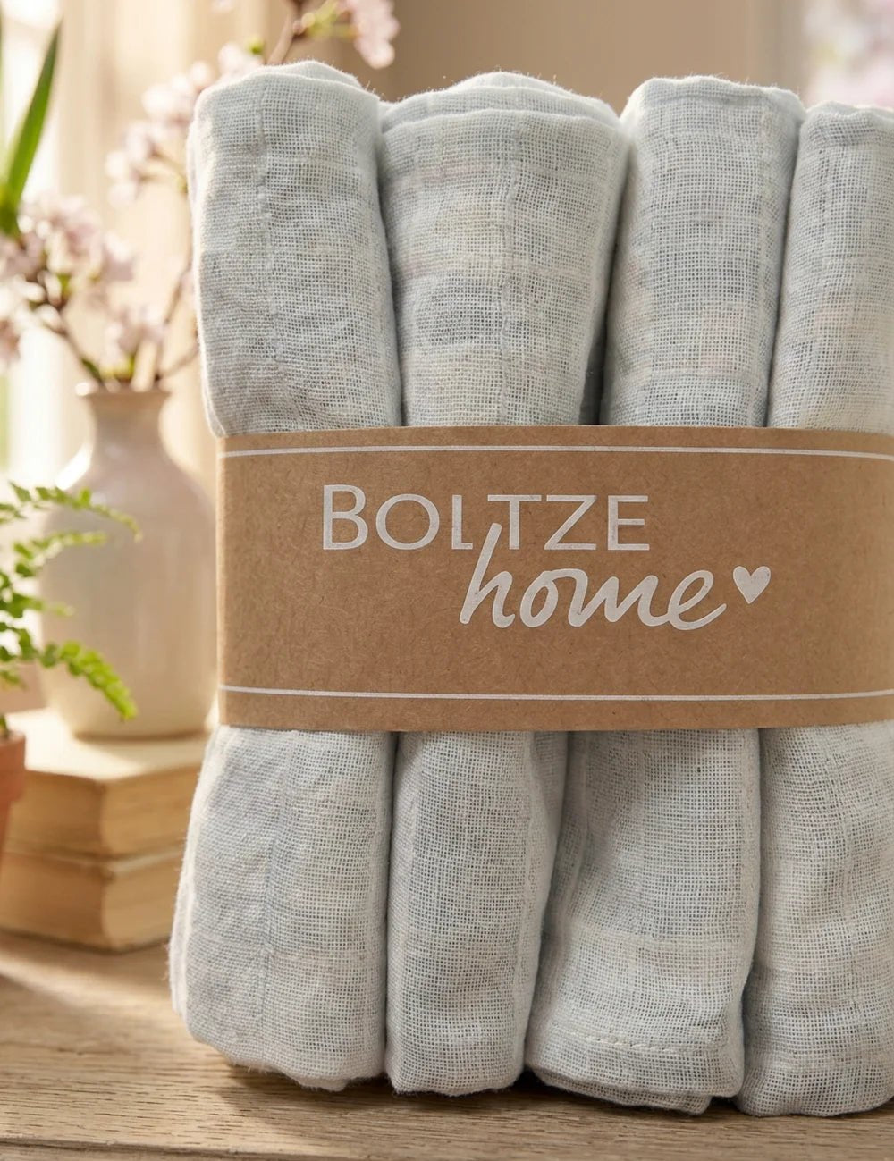 Servietten Lenea Beige 4tlg. – Nahaufnahme Materialdetail
