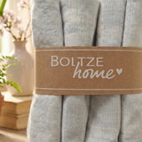 Servietten Lenea Beige 4tlg. – Nahaufnahme Materialdetail