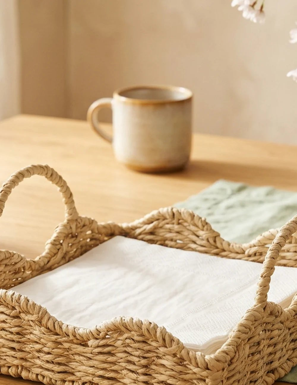 Serviettenhalter Pagos – Ansicht von der Seite